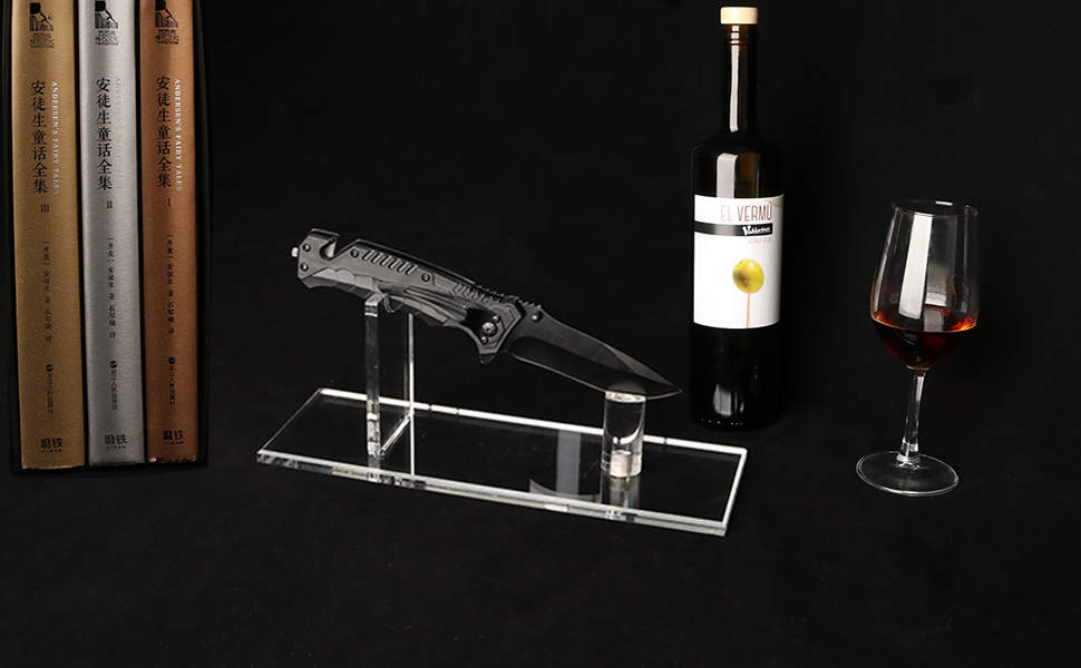Acrylic Knife Stand - Collectible Single Knife Display for Home Decoration Acrylic Knife Stand - Collectible Single Knife Display for Home Decoration